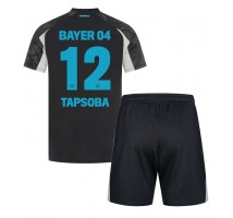 Bayer Leverkusen Edmond Tapsoba #12 Koszulka Trzecia dzieci 2024-25 Krótki Rękaw (+ krótkie spodenki)